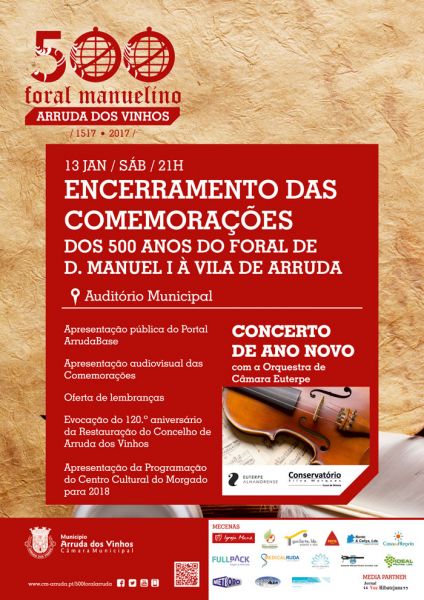 Encerramento das Comemora&ccedil;&otilde;es dos 500 Anos do Foral