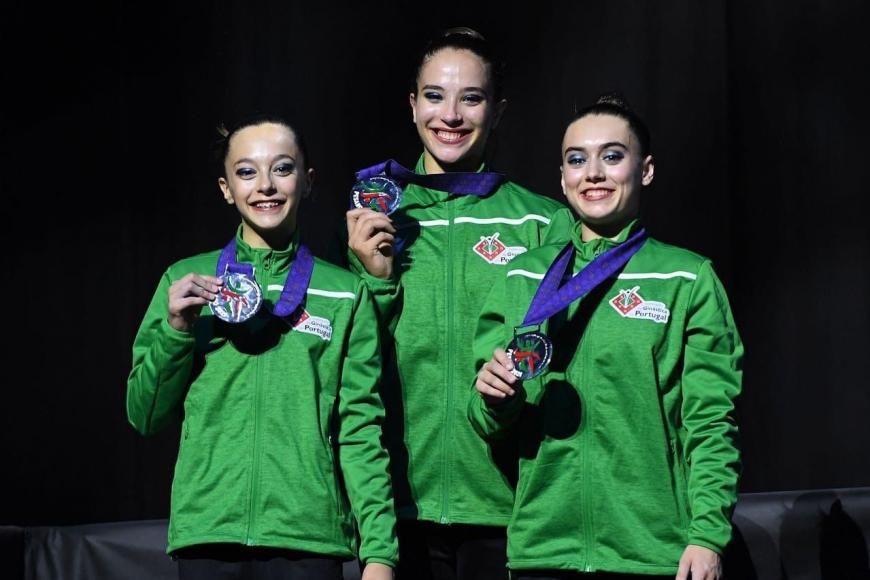 Atleta arrudense vence prata nos Europeus de Ginástica Acrobática