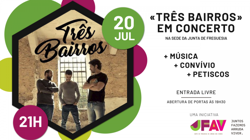 Tr&ecirc;s Bairros em Concerto