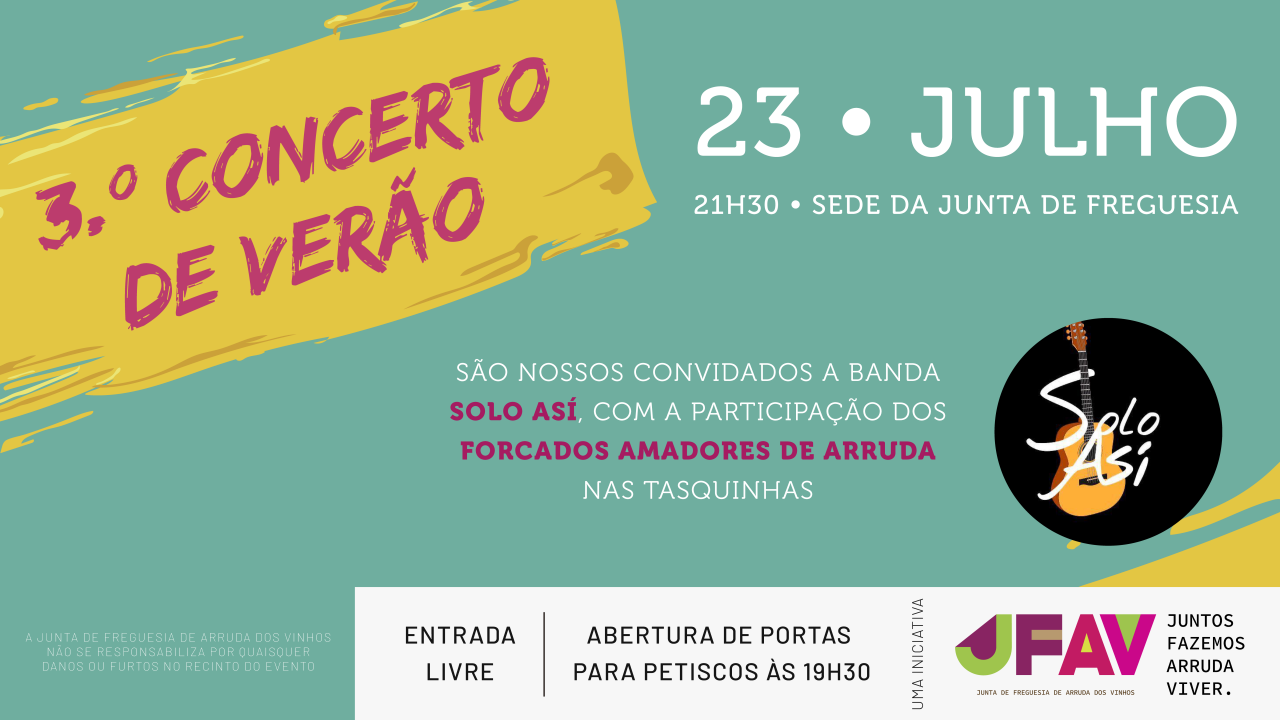 3.º Concerto de Verão